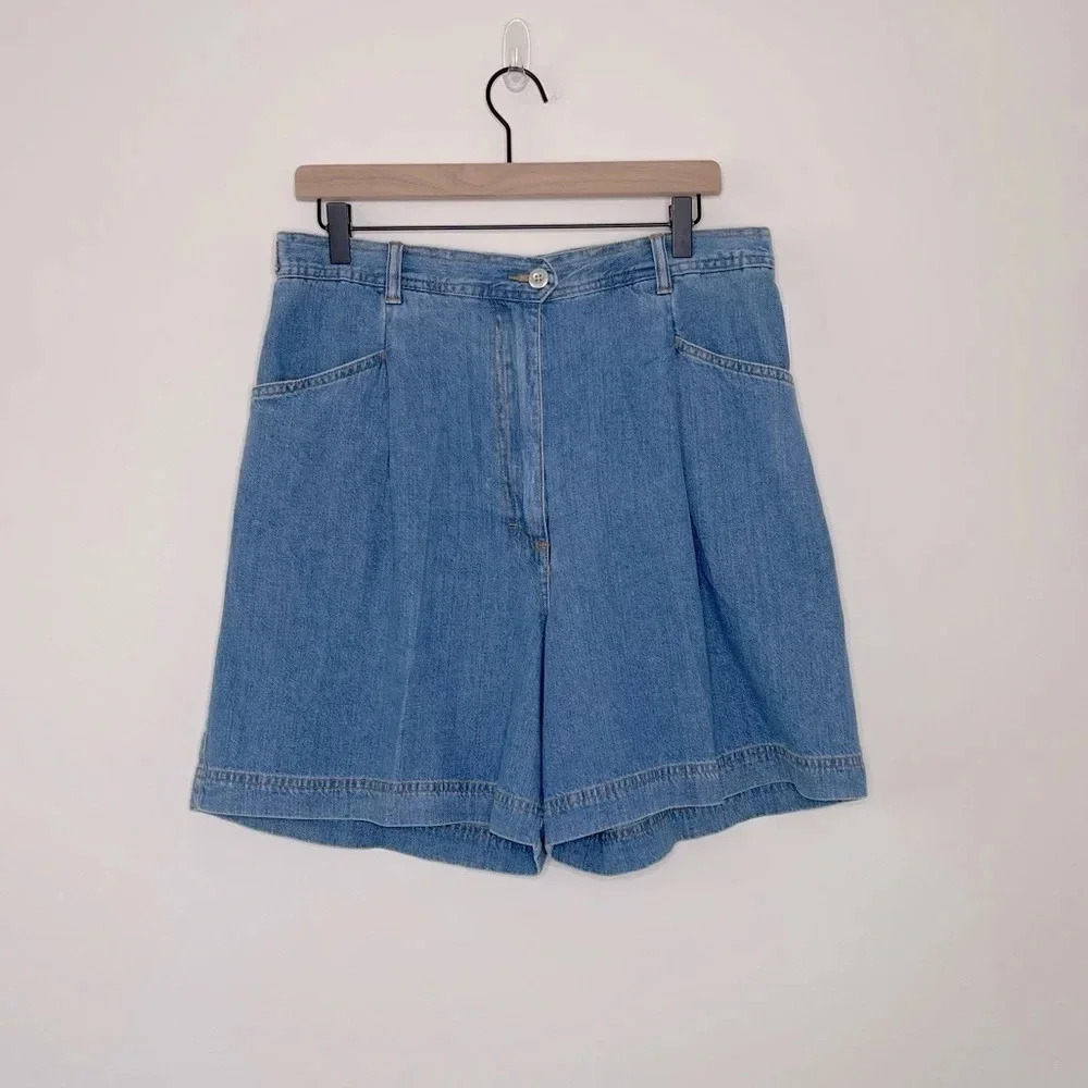 VTG 80s Willi Smith high rise Pleated oversized jorts golden girls grandpa core